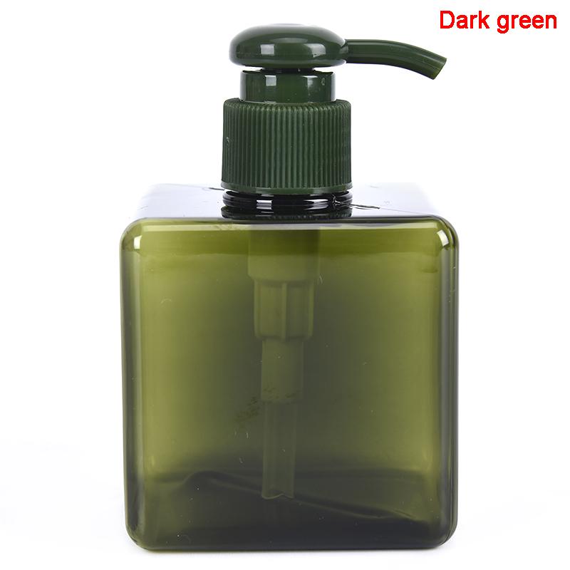 250 мл бутылка лосьона квадратная пустая пластиковая бутылка шампунь мытье лица бутылка
