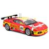 Bburago Scale Ferrari F430 GTC 2008 Race Sports Car Diecast Model Car Finished Product 1/43 #97 Red/Yellow / 18-36303