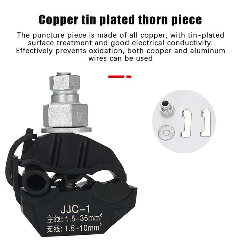 NEW Insulation Piercing Connector 1KV No Peeling Piercing Clamp High Low Voltage Cable Splitter Insulation Piercing Connector