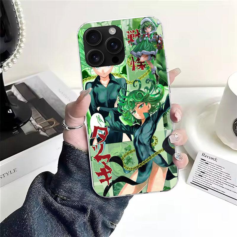 One P-Punch-Man Tatsumaki Soft Phone Case For IPhone 18 11 17 Air 16E 16 Pro Max 15 + 14 Plus 13 Mini 12 Apple 7 SE 8 Fundas Coque