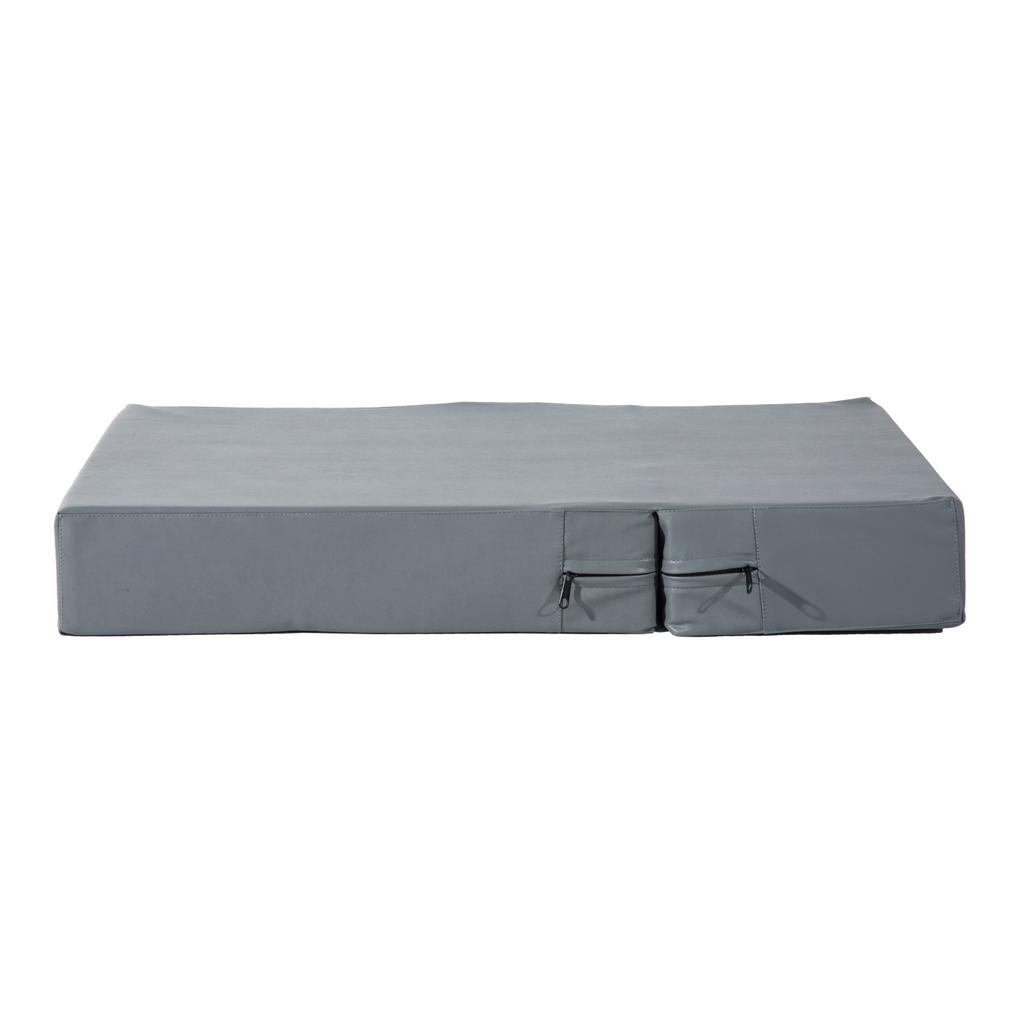 Dog Stairs Foldable Cat Stairs Entry Aid, 20 cm High, 2 Steps, for Bed, Sofa, Couch and Car, Grey