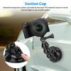 Car Suction Cup Mount Phone Holder Adjustable Angles Video Navigation Bracket Compatible For Gopro Action Camera