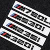 3D ABS Black Car Trunk Letters For BMW 116i 118i 120i 125i 130i 135i 140i Logo Emblem Sticker F20 E87 F21 Auto Accessories PO2