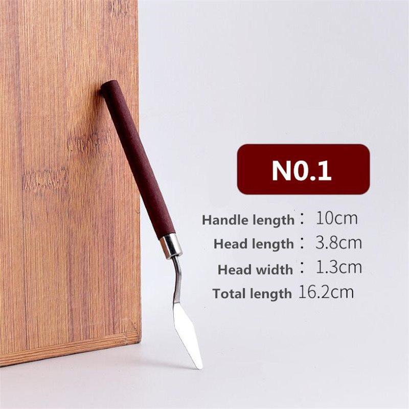 7 шт./компл., ножи для рисования маслом из нержавеющей стали, ремесла художника, шпатель, мастихин, картина маслом, нож для смешивания, скребок, художественные инструменты