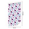 Wallpaper Purple Flowers White and Purple for Living Room and Bedroom 50x1000