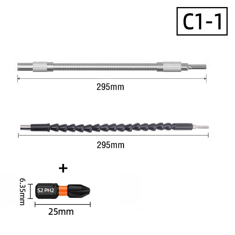 Переходник-головка с углом 105 градусов 1/4 дюйма Удлинитель Шестигранная насадка для дрели Регулируемый держатель для отвертки Шлицевой Phillips Электроинструменты Ручные инструменты