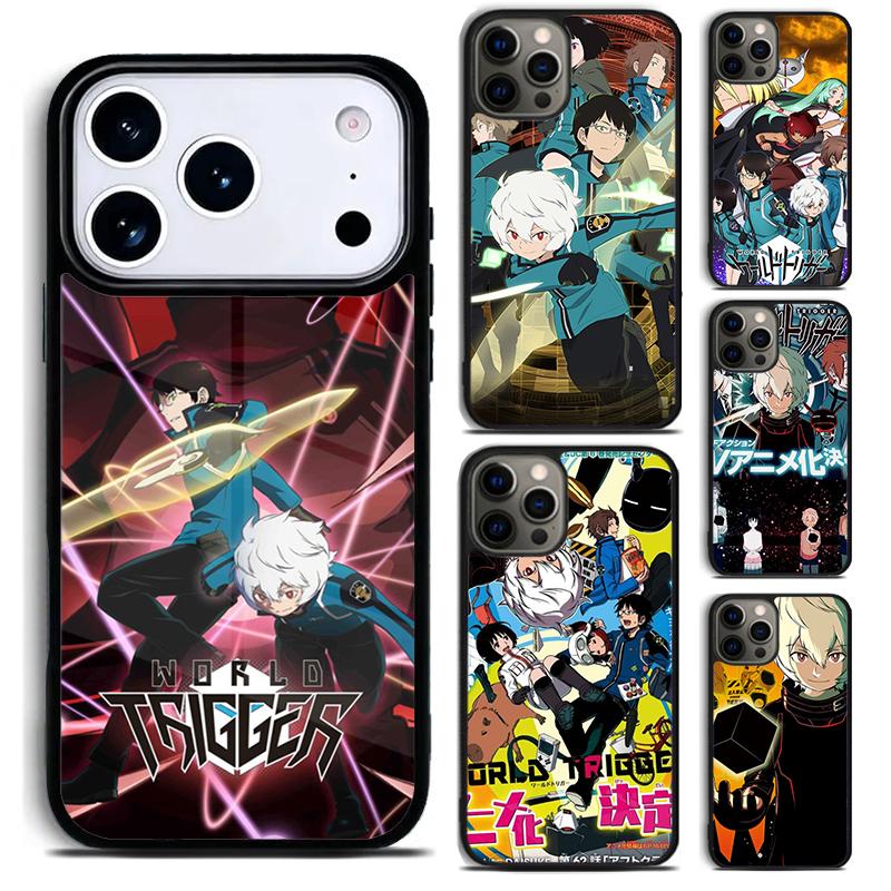 Чехол для телефона World Trigger для iPhone 17,16e,15,14,13,12,11, Mini, Pro, MAX, мягкий силиконовый чехол