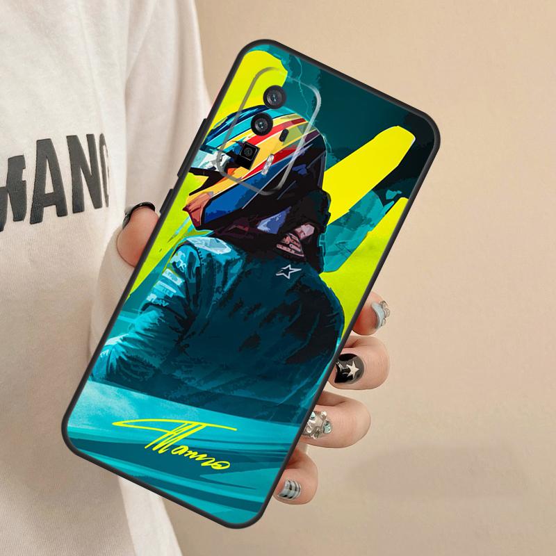 Чехол F1 Racing Фернандо Алонсо для Xiaomi 13 Ultra 12T 11T Pro 12 Lite 12X POCO F5 X3 X5 M6 Pro M5 X4 F4 GT F3