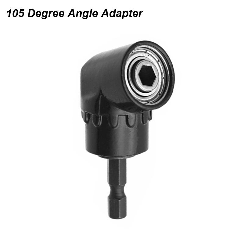 Right Angle Drill Attachment Impact Grade Power Hand Tool Driver Rotatable Socket Adapter Extension Set Screwdriver Holder Nut
