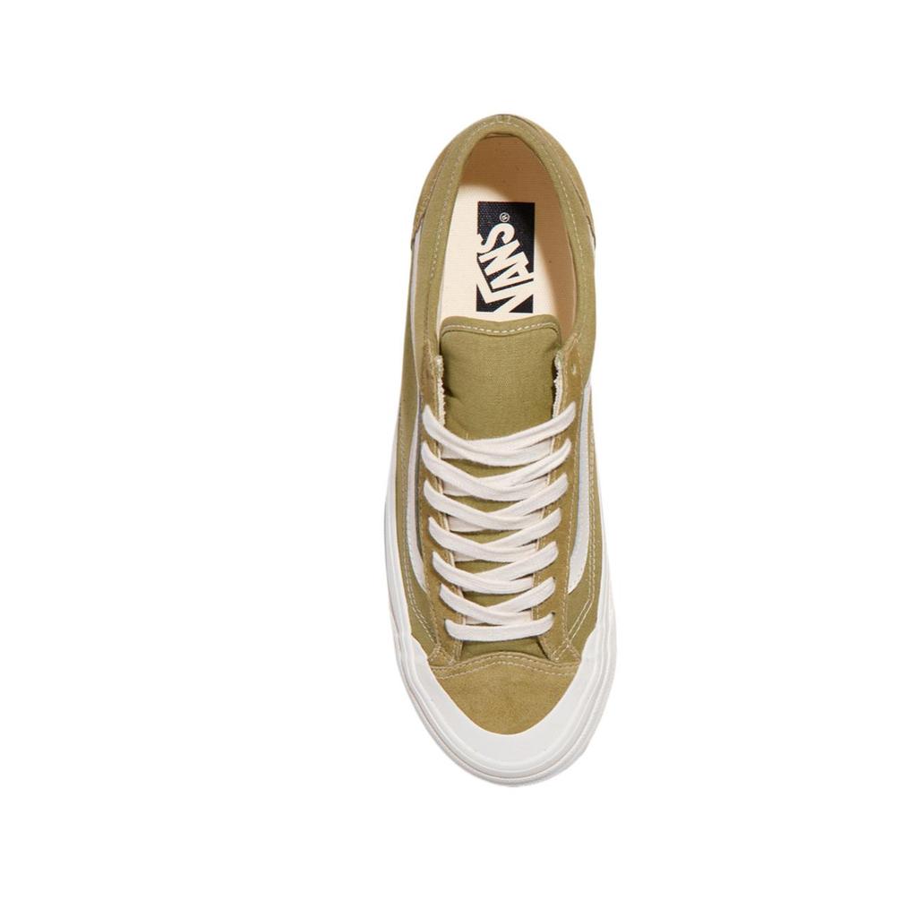 Vans LX Old Skool 136 Удобные Модные Простые Универсальные Низкие Кеды для Скейтбординга Унисекс Кроссовки Светло-зеленый VN000SHMCLM