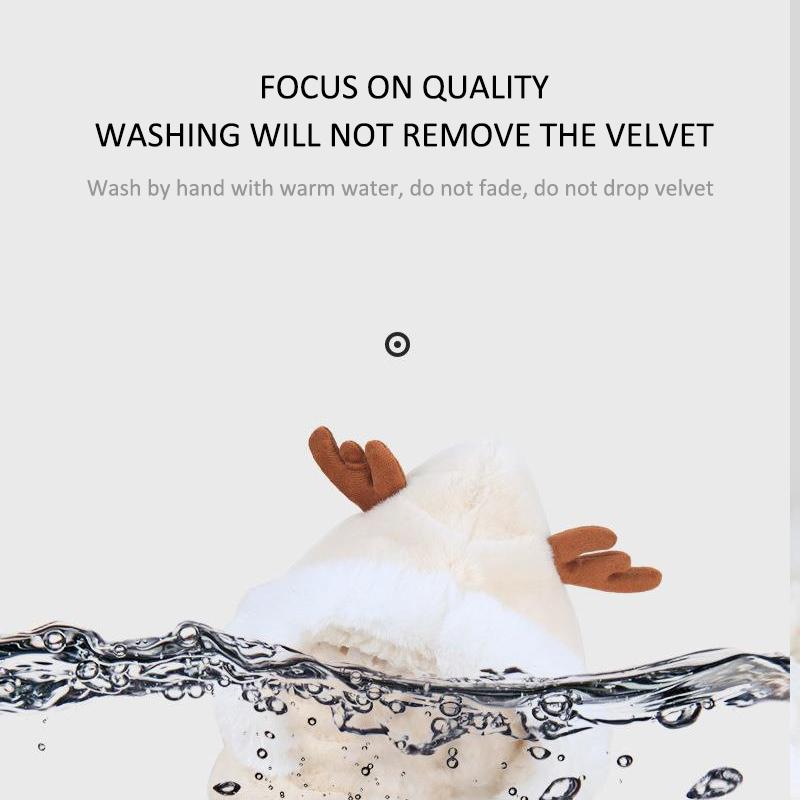 Рождественская детская зимняя теплая шапка для маленьких мальчиков и девочек, милый шарф с капюшоном и рогами оленя и лося, шарф-ушанка