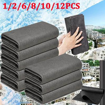 Новая утолщенная салфетка Magic Cleaning Glass Cloth, не оставляющая разводов, многоразовая салфетка из микрофибры, универсальные полотенца для окон и стекол