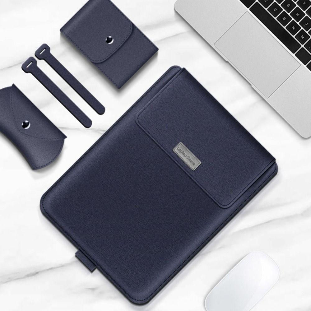 Non-Magnetic Laptop Stand Cover Ultra Thin Laptop Case Cover 5 in1 Laptop Sleeve Bag Business Use