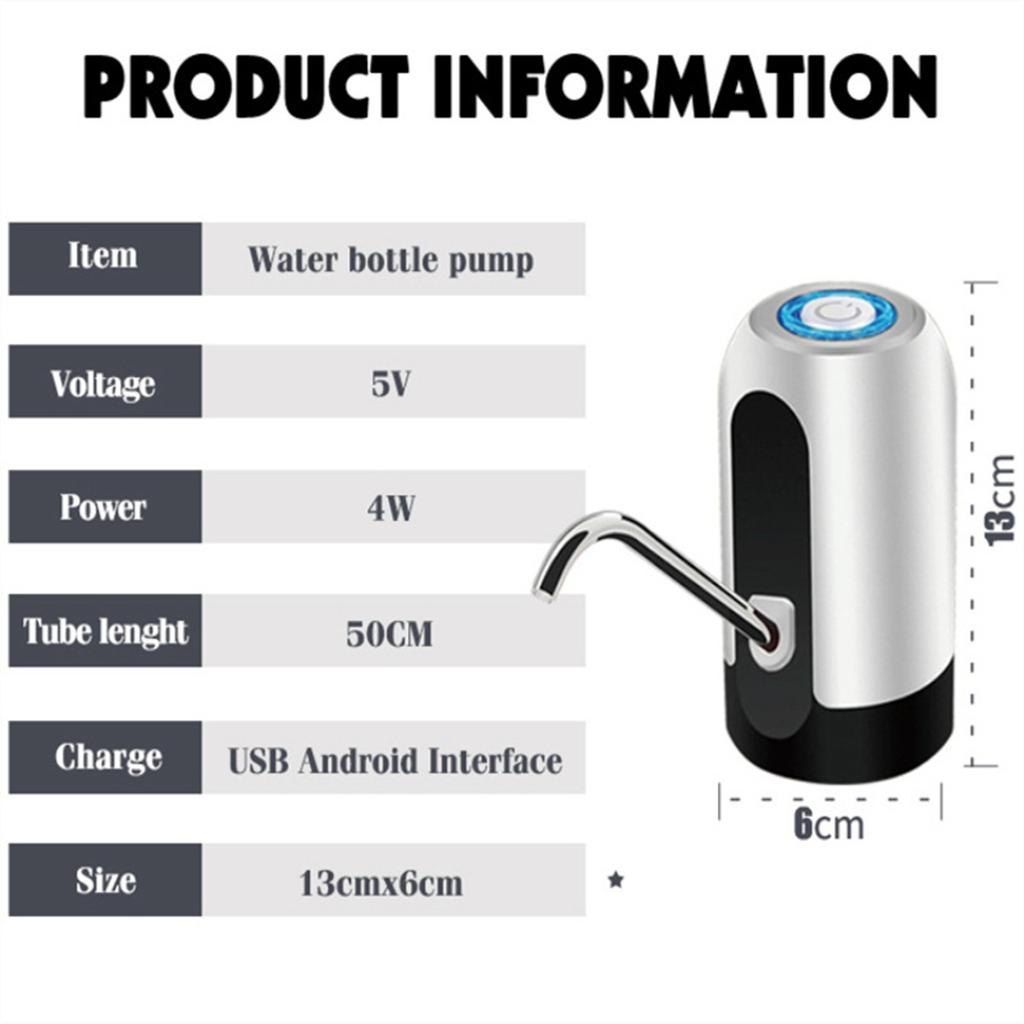 Sagit USB зарядка электрическая насосная ведро очиститель воды автоматический диспенсер для воды