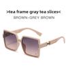 Pc Frame Oversized Sunglasses For Women With Uv400 Protection And Fashionable Style For Travel And Parties