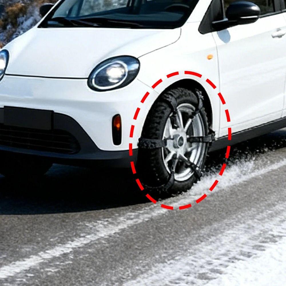 1/4/8 шт. Универсальные мотоциклетные цепи противоскольжения, многоразовые цепи для шин для колес, электросамоката, мопеда