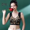 Женский цветочный кружевной бюстгальтер с полным покрытием на косточках, спортивное нижнее белье размера плюс, бесшовный подтягивающий бюстгальтер для большой груди