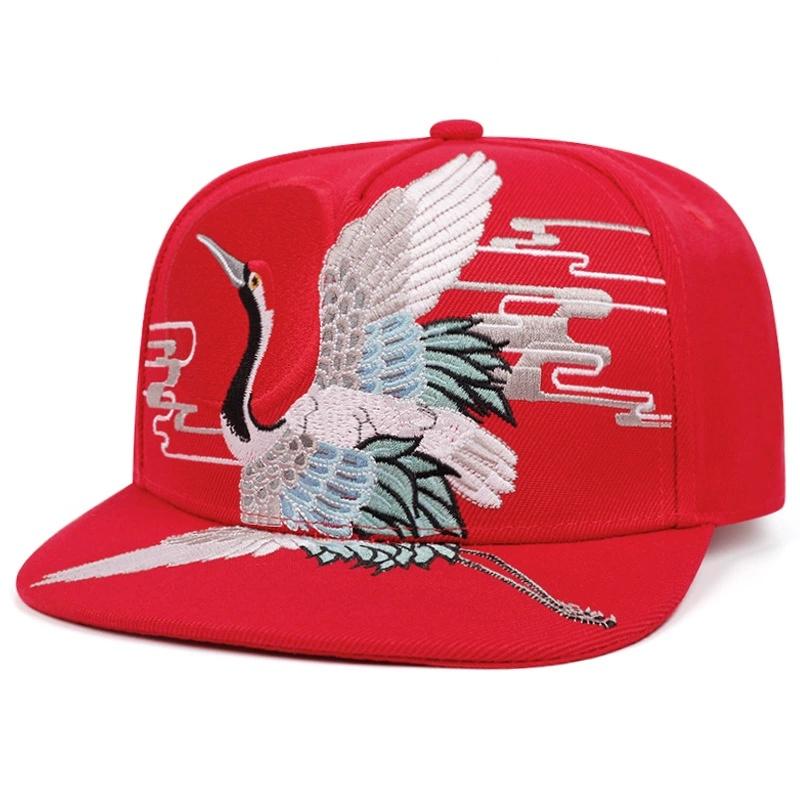 Молодежные бейсболки-снэпбэки с принтом в китайском стиле, задающие тренд, весенне-осенние, для улицы, регулируемые, повседневные, шляпа от солнца