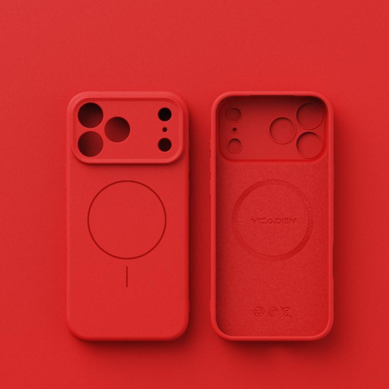 Официальный Жидкий Силикон Для Магнитного Чехла Для Для Iphone 17 Air 16 Plus 15 14 13 12 Pro Max 16E Беспроводная Зарядка Мягкая Крышка