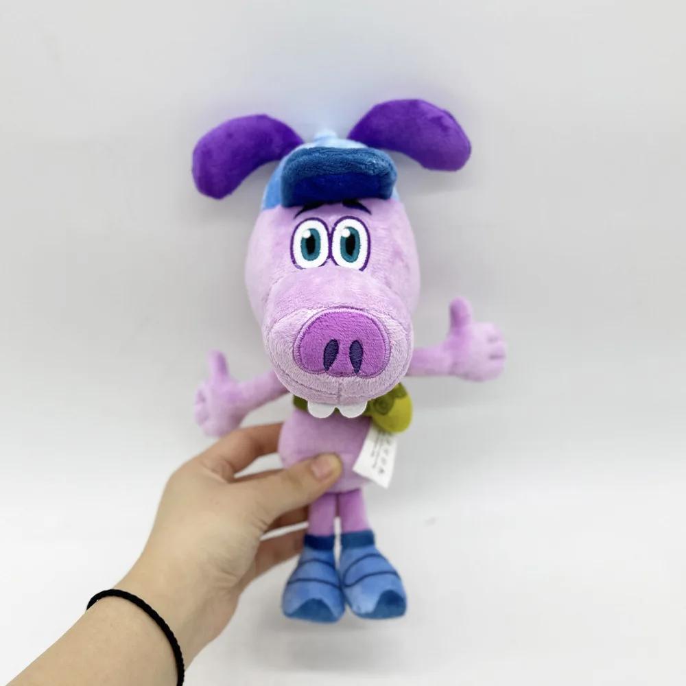 Новая 25 см Inside Out 2 Bloofy Plush Anime Purple Pig Figure Plushie Cartoon Doll Movie Periphery Toy Gifts