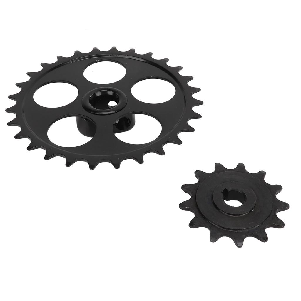 410 28T Sprocket 13T Sprocket Kit Carbon Steel Sprocket Accessory for DIY ATV Motorcycle Bicycl