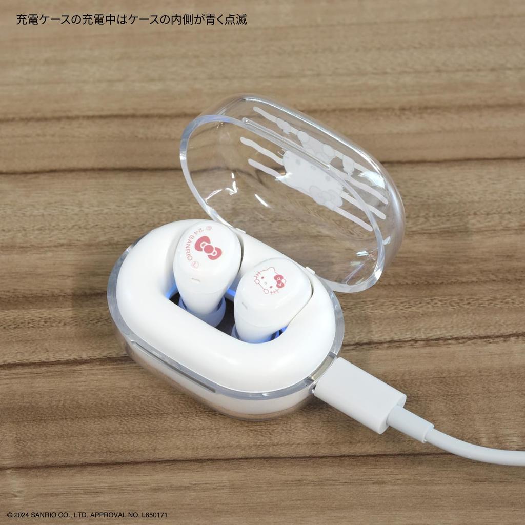 Gourmandise Sanrio Персонажи True Wireless Stereo Наушники Hello Kitty SANG-458KT