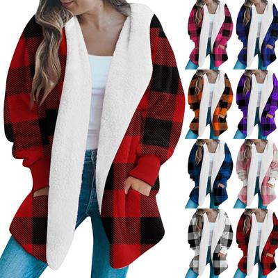 Модный женский длинный рукав вязаный и зимний кардиган свитер однотонное пальто