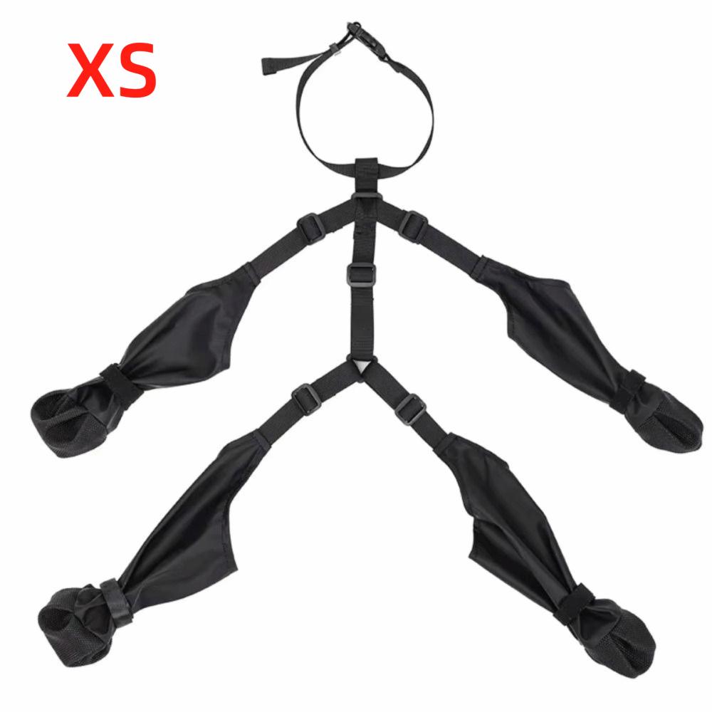 Нескользящие Водонепроницаемые Ботинки для Собак Защита Лап Питомца для Улицы Регулируемые Грязезащитные Дождевые Ботинки для Собак