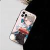 Чехол для телефона Lynette Anime Game Genshin Impact для IPhone 17 Air 16 15 14 13 Pro Max 11 12 Черный силиконовый чехол