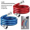 1Pcs 20/40/60/100/200/300cm Stainless Steel Flexible Shower Hose Anti Scald Coated PVC Shower Pipe Bathroom Toilet Accessories