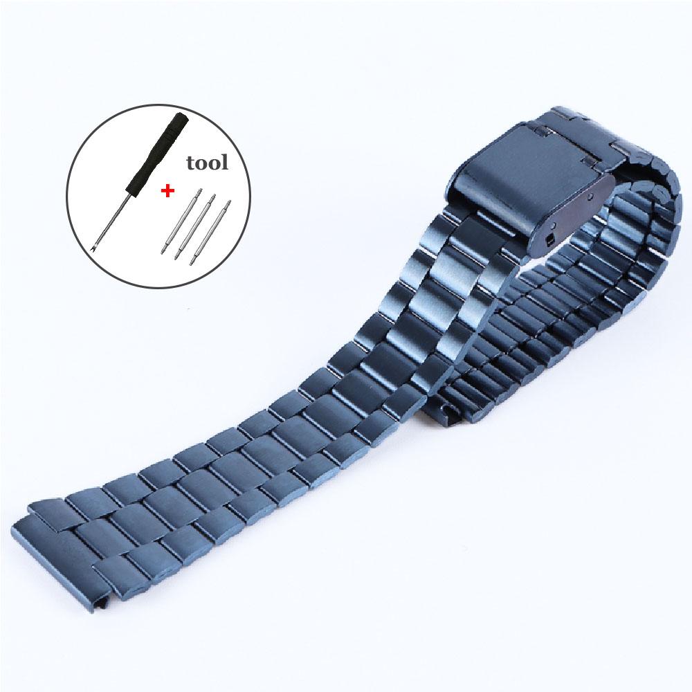 Ремешок 18 мм для Casio F-91W Золотой Браслет из нержавеющей стали для SGW400 F84 F105/108/A158W/168 AE1200/1300 Стальной наручный браслет