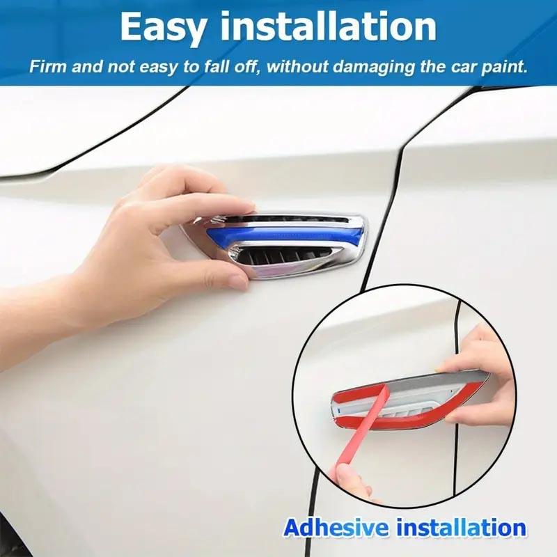 Наклейки на боковые панели кузова, наклейки на брызговики боковых дверей, наклейки на боковые крылья дверей автомобиля, водонепроницаемые