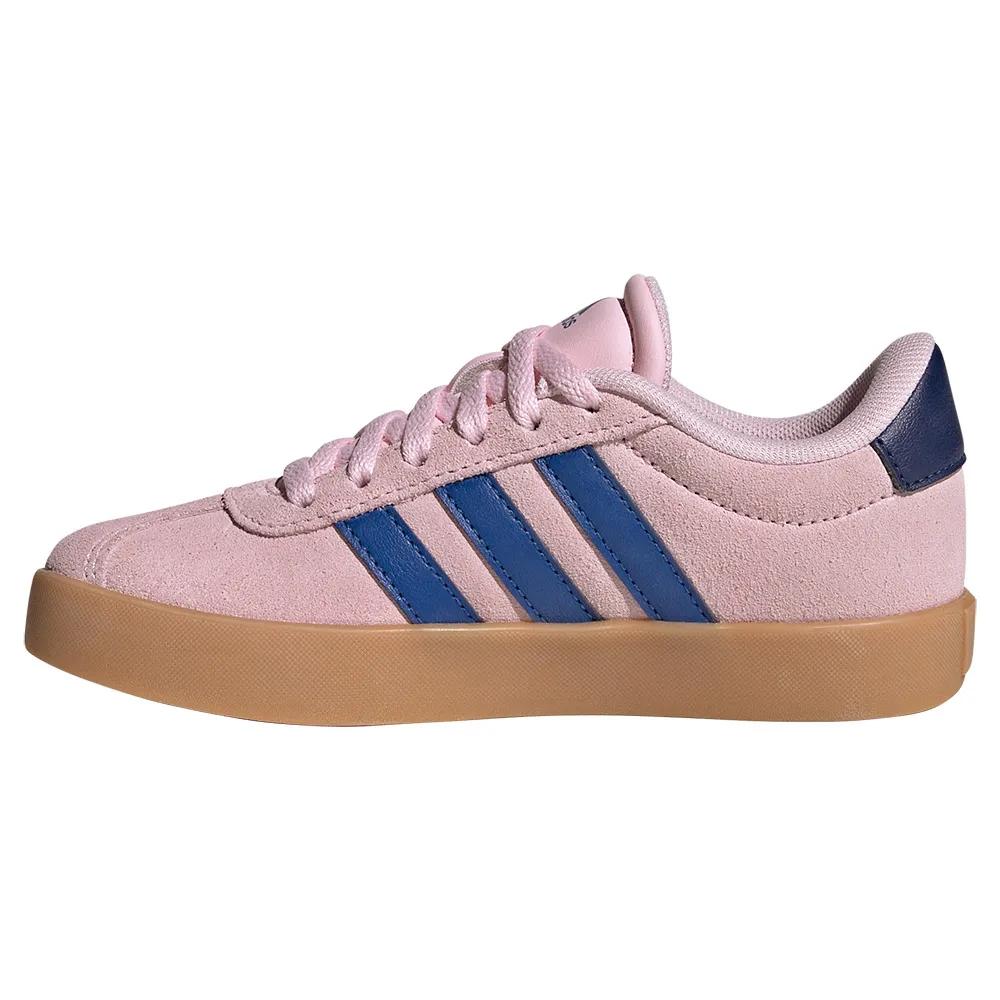 Adidas vl court 3.0 sneakers suede White/Blue/Pink
