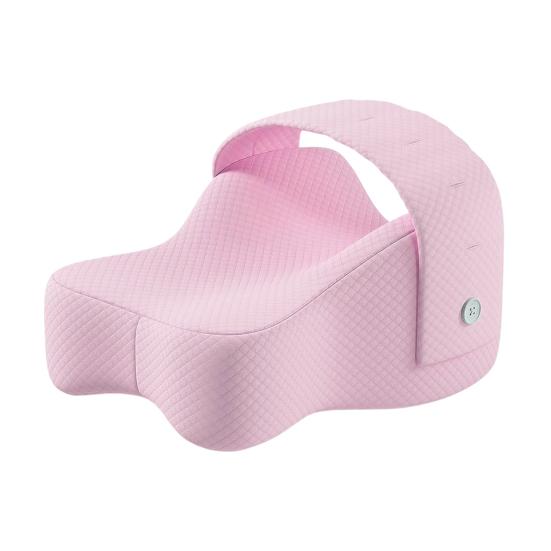 Подушка для колен из пены с памятью Большая подушка для ног с регулируемым ремешком Выравнивает позвоночник Облегчение ишиаса Поддержка спины коленей суставов