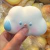 Squishy Cloud Bread Squeeze Toy Milky White Bread Fidgets Toy Soft Simulated Anti Stress Toy for Kids Adults Decompression Gift