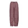 Women's Casual Solid Color Cotton Pants Warm Clip Cotton Drawstring Pocket Elastic Waist Cotton Pants