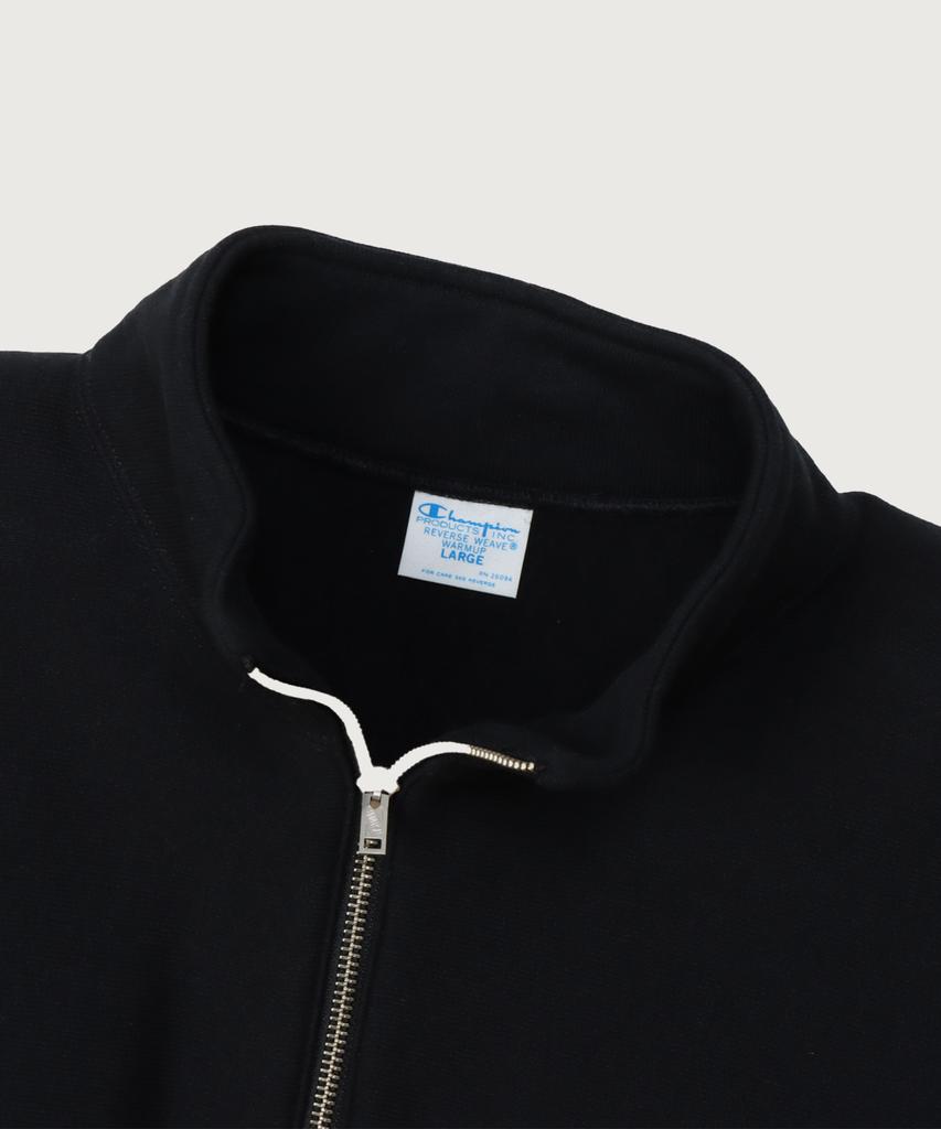 CHAMPION Reverse Weave Blu-Tack Loose Fit College Half Zip Black