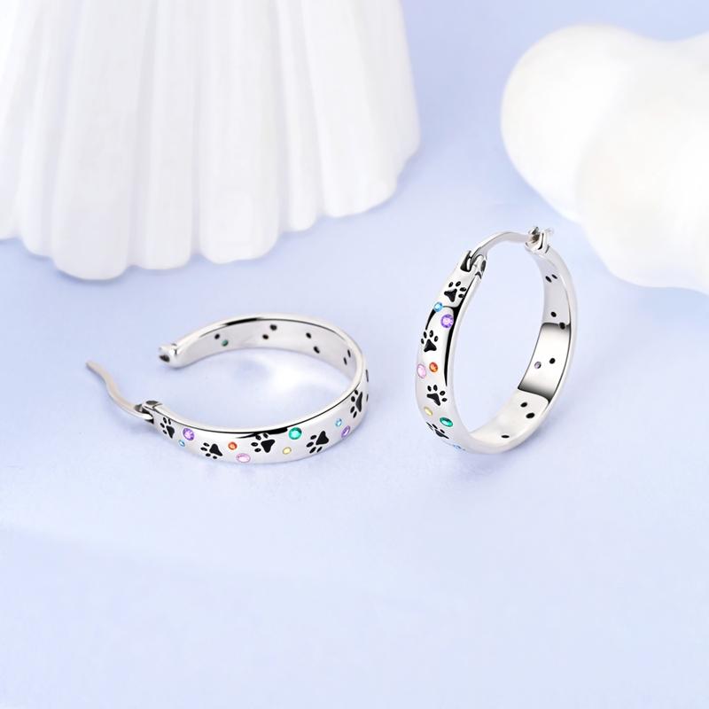 Оригинальные медные серьги-кисточки Женские циркониевые серьги-гвоздики Сверкающие серьги-кольца с паве Ювелирный подарок на годовщину