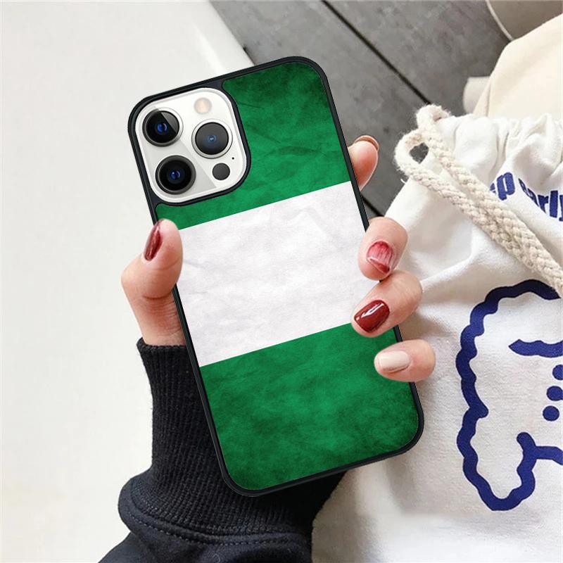 Nigerian flag Phone Case For iPhone 17 Air 15 16 Cover 11 13 14 Pro Max 12 Plus Max Fundas