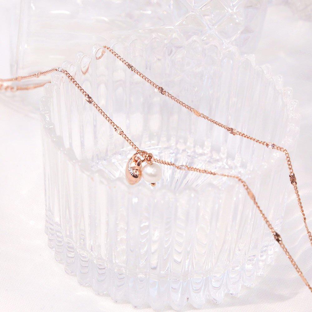 Dieuamour 14Kgp Muriel Heart Pearl Necklace