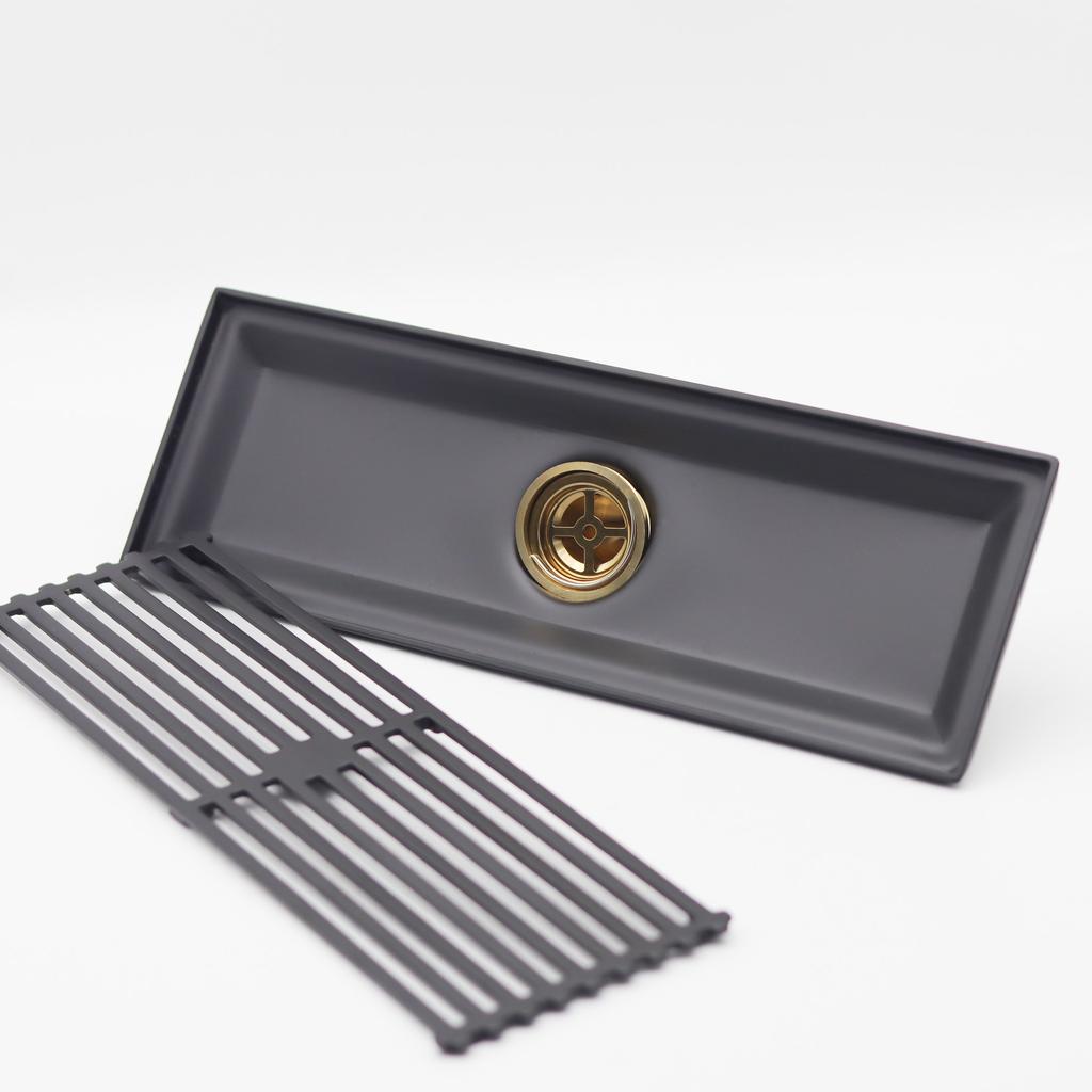 Tile Insert Sus 304 Stainless Steel Long Linear Shower Grate Floor Drain for Bathroom