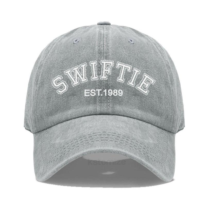 SWIFTIE 1989 Embroidery Baseball Cap for Men Women Unisex Washed Cotton Dad Hat Sun Hat Gift Fans Outdoor Sports Dropshipping