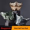 Cyberpunk Tactical Silicone Half-Face Mask - Multifunctional Shooting & CS Field Protection