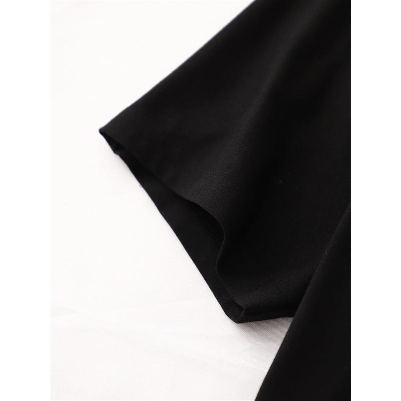 European sizes Honkus Ponkus Goose Graphic Print T-Shirt for Women, Casual Crew Neck