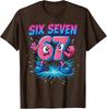 Funny 67 Six Seven Viral Italian Brainrot Meme Unisex T-Shirt