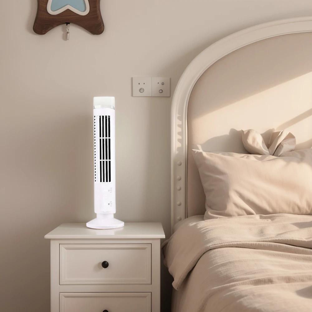 LED Tower Fan No Leaf Air Conditioner 2 Gear Speed Stand Up Tower Fan Portable Electric Floor Fan for Living Room Bedroom