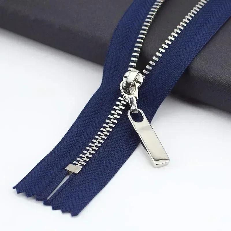 5/10 шт. №3 15-30 см Металлическая молния с закрытым концом для кошелька, сумочки, декоративная молния-застежка на одежду, карманы, аксессуар для шитья DIY