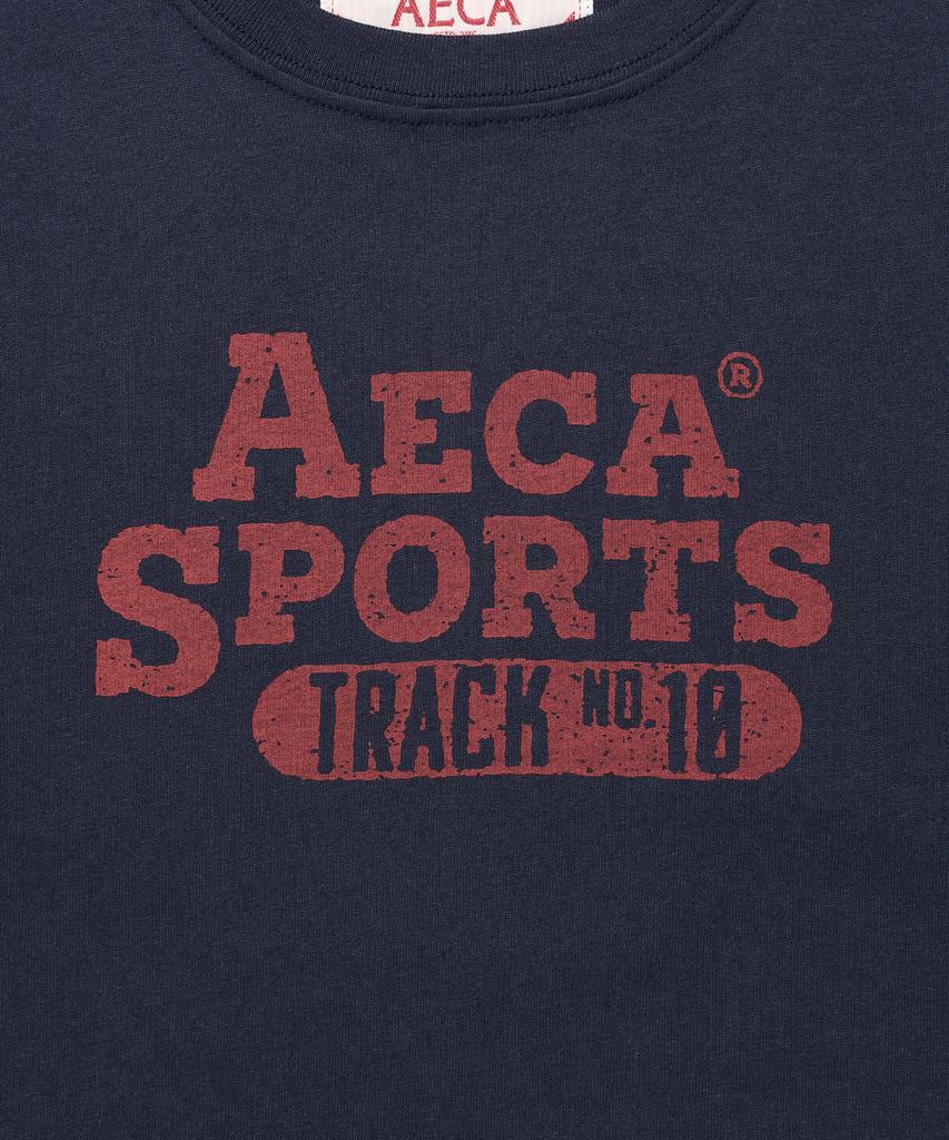 AECA (Женщина) Цветная цепочка Aeca Sports Футболка с коротким рукавом - Темно-синий
