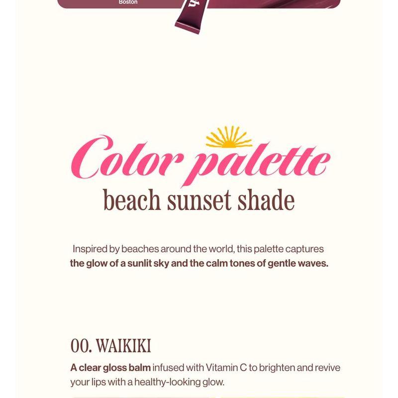 UNLEASHIA - Sunset Dazzle Gloss Balm - 6 Colors