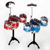 Идея рождественского подарка, детские игрушки, барабанная установка, для мальчиков и девочек, играть в музыку, развивать интеллект, синий и красный